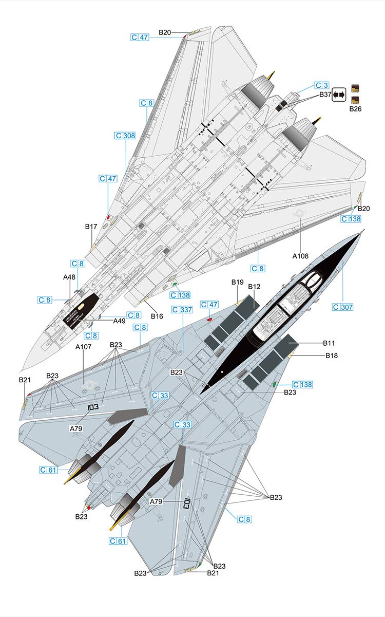 1/48 米海軍 F-14B ボムキャット グレートウォールホビー プラモデル Amazon | グレートウォールホビー 1/48 アメリカ F-14B ボムキャット